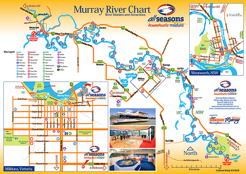 Mildura-Wentworth-Redcliffs map