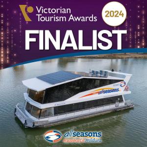 All Seasons Houseboats Tourism Award Finalist Unique Tourism 2024